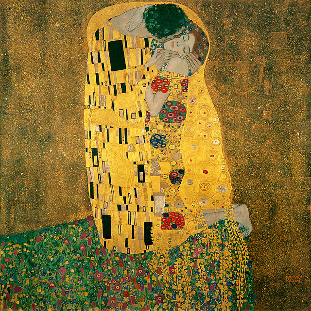 "de Kus" Gustav Klimt, 1908